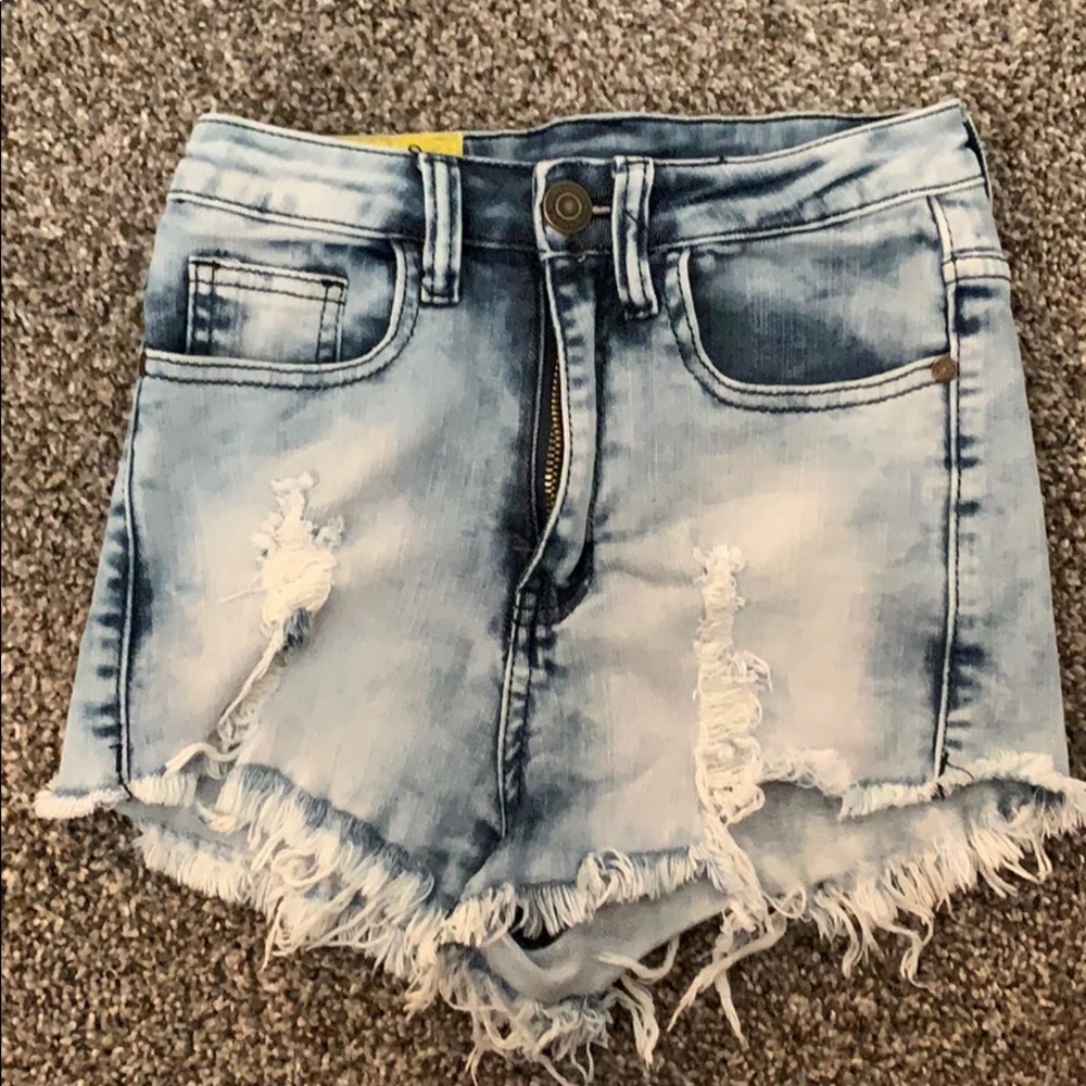 Denim shorts